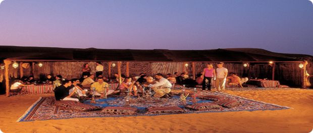 quad biking evening desert safari and Bedouin dinner